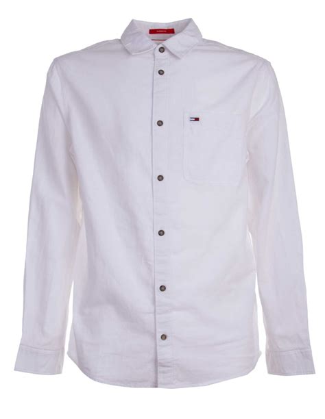 tipos de camisa blanca tommy hilfiger